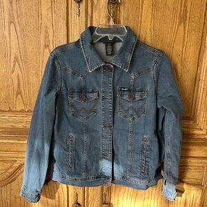 NEVER WORN Ladies Wrangler Western Jacket Dark Denim
